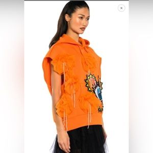 NEW AKIRA EUPHORIC EMBELLISHED SLEEVELESS SWEATSHIRT - Size S/M